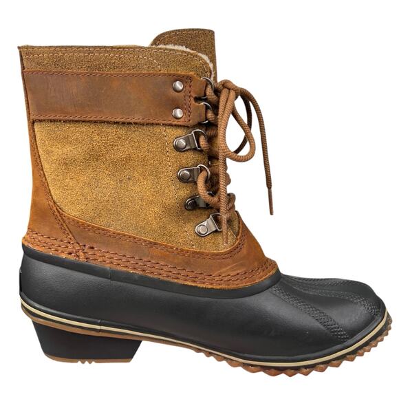 Sorel Women's Fancy Lace Brown Waterproof Snow Boot Size US 8 - Picture 4 of 10